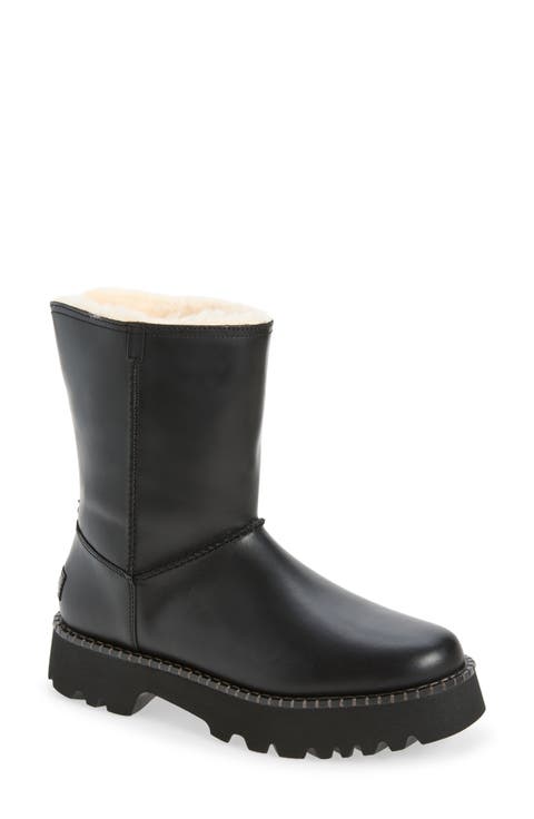 Uptowner Genuine Shearling Boot