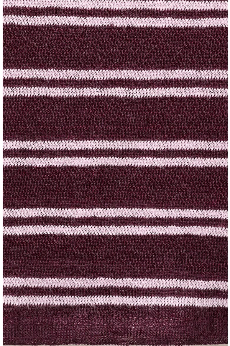 Stripe Linen Tank, Alternate, color, MAROON