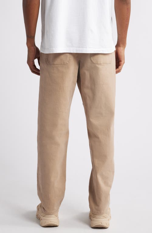 Bp. Relaxed Fit Stretch Canvas Workwear Pants In Tan Amphora