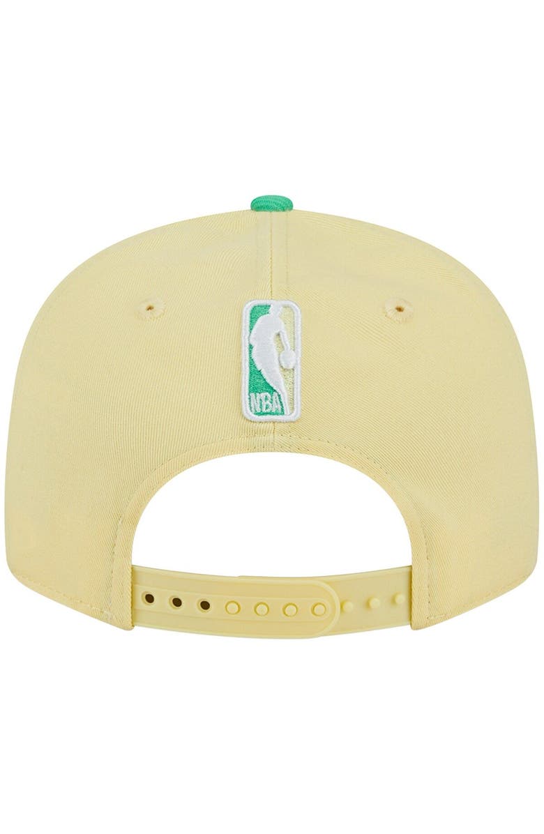 New Era Men's New Era Yellow/Green Los Angeles Lakers 9FIFTY Hat, Alternate, color,