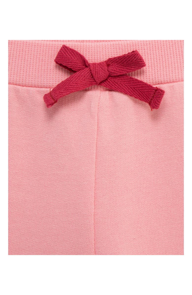 Little Me Hearts Active Ruffle Sweatshirt & Pants Set, Alternate, color, Pink