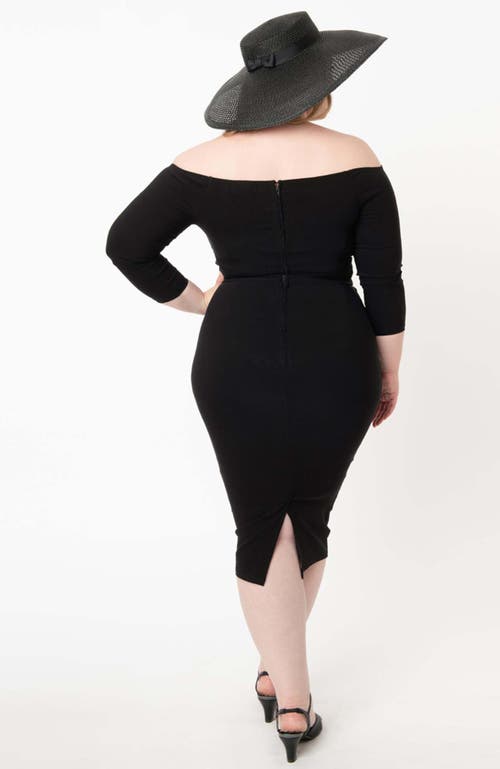 UNIQUE VINTAGE UNIQUE VINTAGE PLUS SIZE SHAILENE PENCIL DRESS