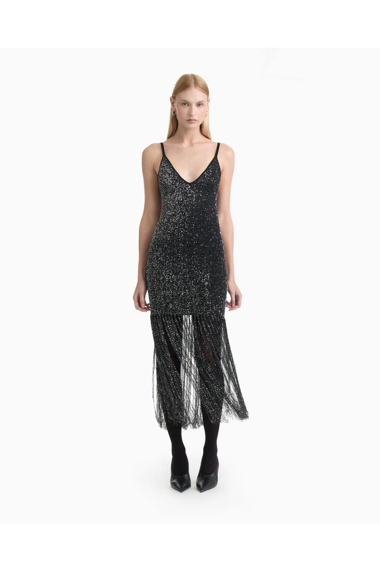 Keke Dress, Main, color, SILVER