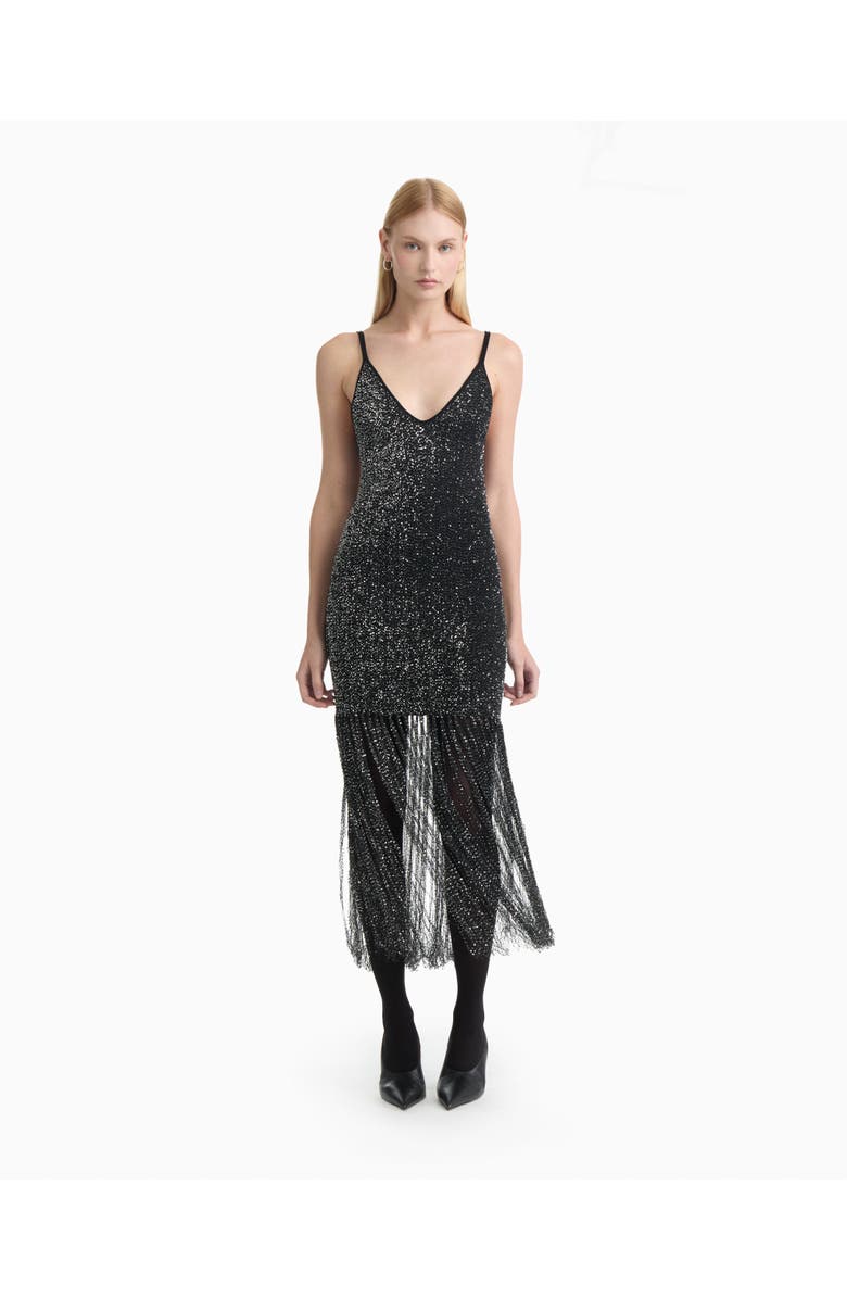 Dodiee Keke Dress, Main, color, Silver