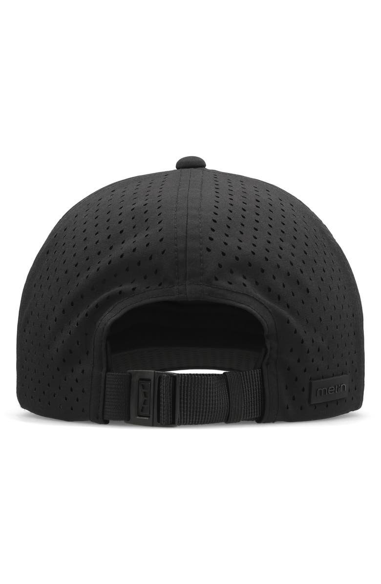 Melin Odessa Packable Hydro Snapback Ball Cap, Alternate, color, Black