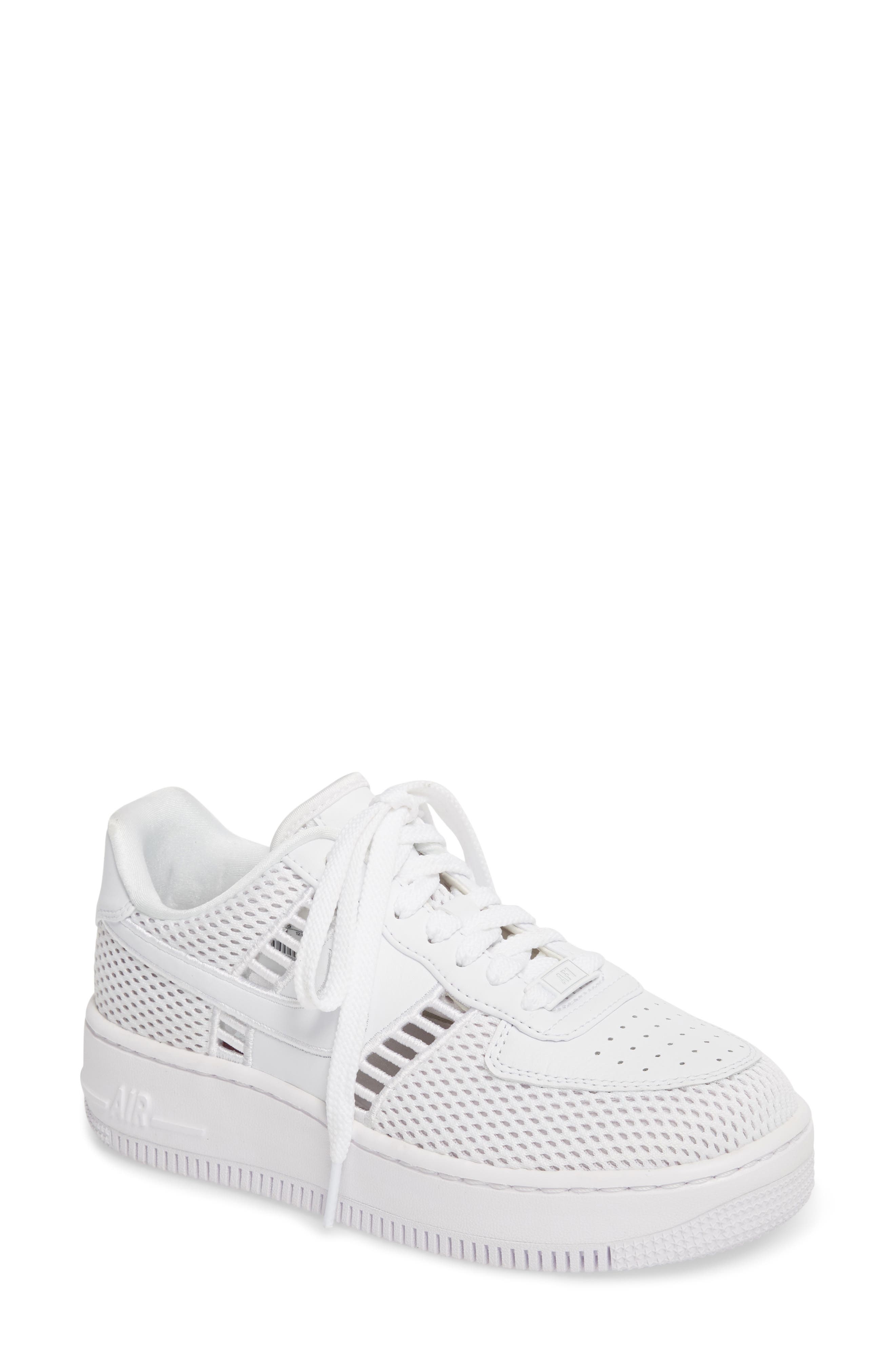 Nike Air Force 1 Upstep SI Mesh Sneaker, Main, color, 