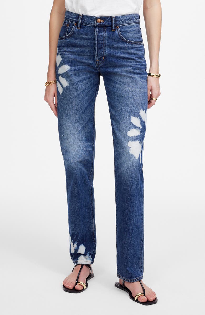 Madewell The Dean Easy Straight Leg Jeans, Main, color,