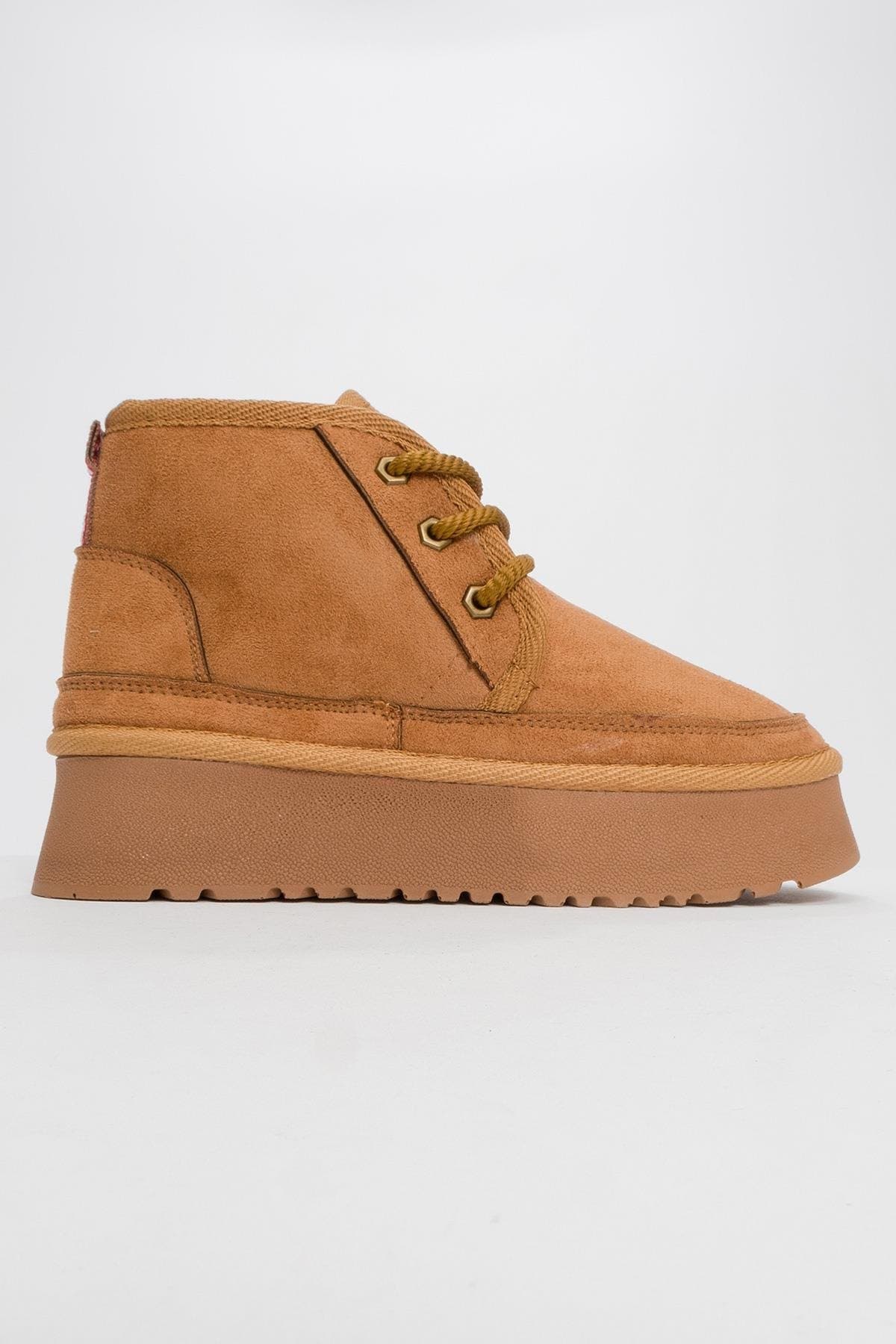 Ovela Chunky Boot, Alternate, color, Cognac Faux Leather