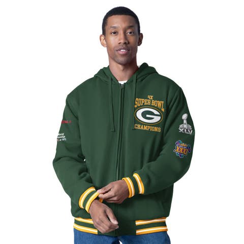 Men's G-III Sports by Carl Banks  Green Green Bay Packers Power Forward Commemorative Full-Zip Hooded Jacket
