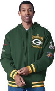 G-III SPORTS BY CARL BANKS Men's G-III Sports by Carl Banks Green Green Bay Packers Power Forward Commemorative Full-Zip Hooded Jacket