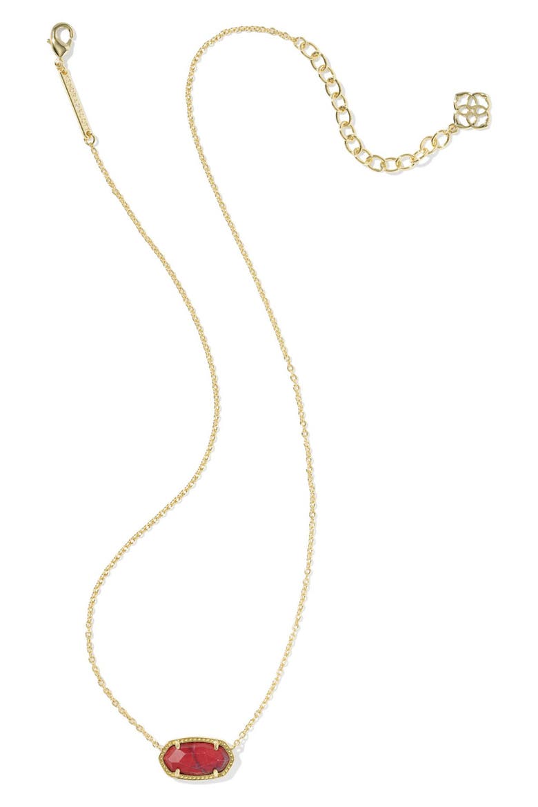 Elisa Necklace, Alternate, color, GOLD RED VARIEGATED MAGNESITE