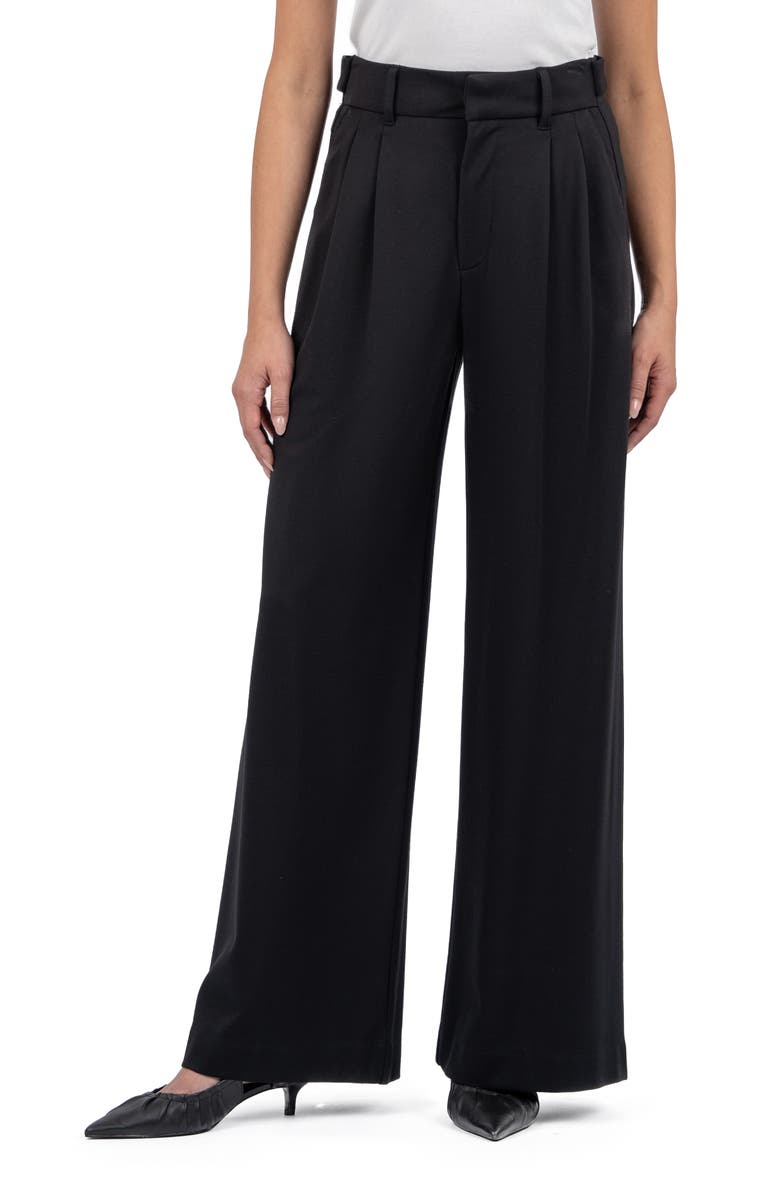 KUT from the Kloth Cheryl Pleated High Waist Wide Leg Pants, Main, color, 