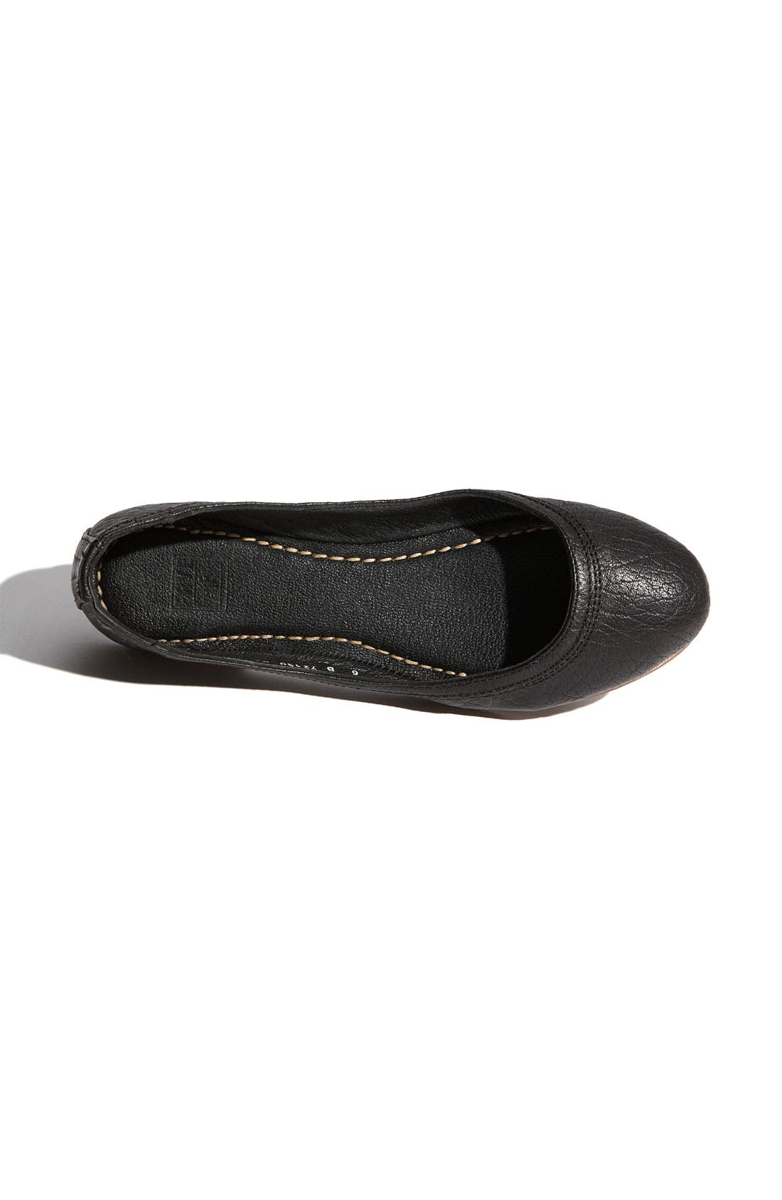 'Carson' Ballet Flat, Alternate, color, BLACK