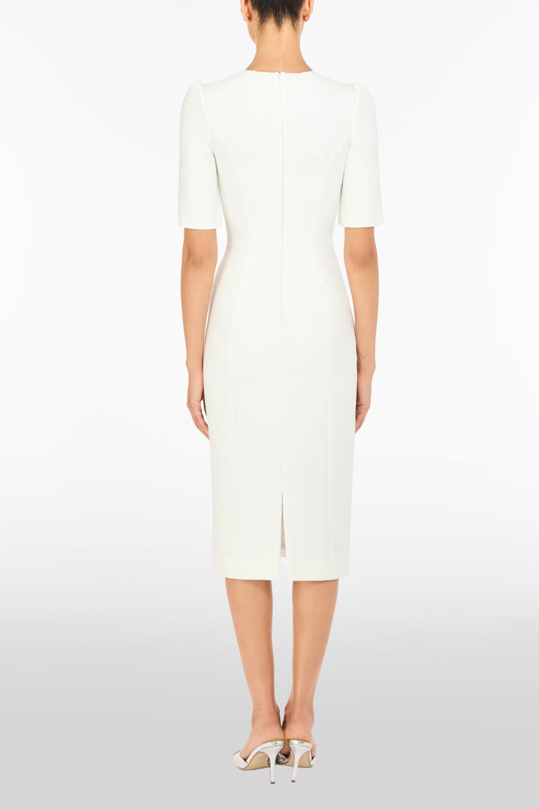Roma Midi Dress, Alternate, color, Vanilla