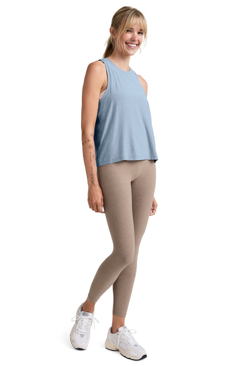 Beyond Yoga Featherweight Rebalance Tank, Alternate, color, Blue Zen Heather