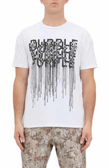 PURPLE BRAND Textured Inside Out Graphic T-Shirt