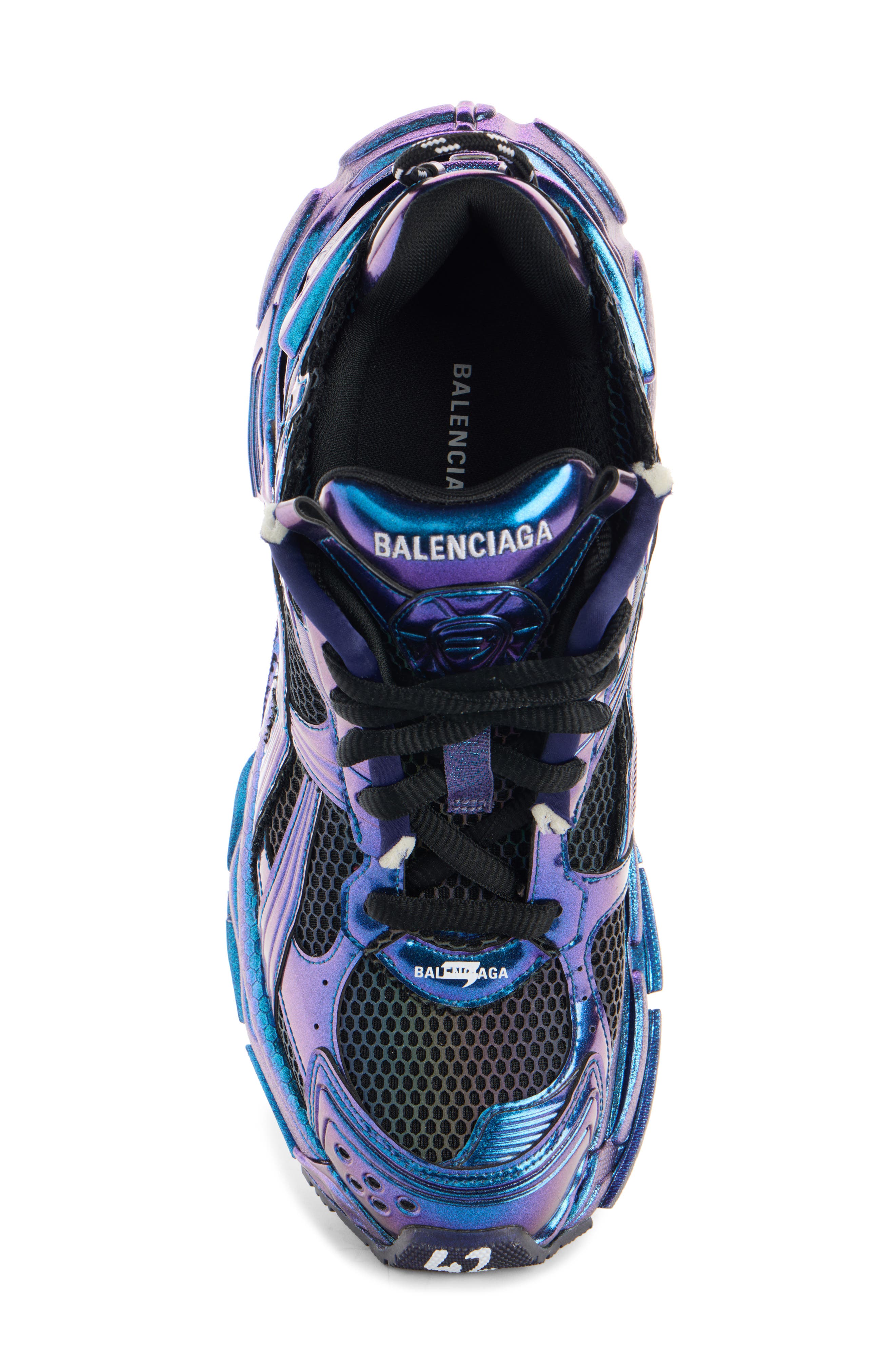 Balenciaga Runner Sneaker, Alternate, color, Blue