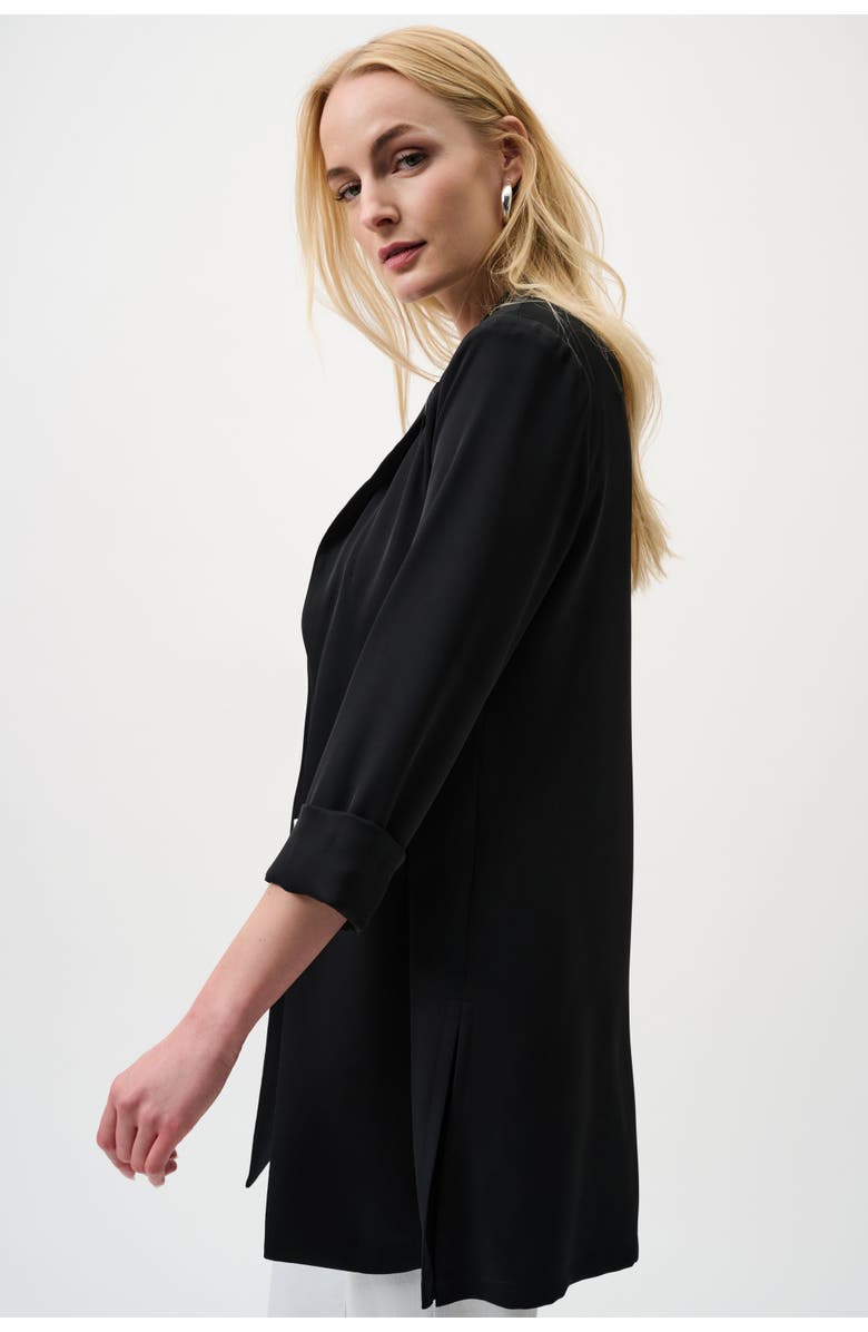 Joseph Ribkoff Classic Long Blazer, Alternate, color, Black