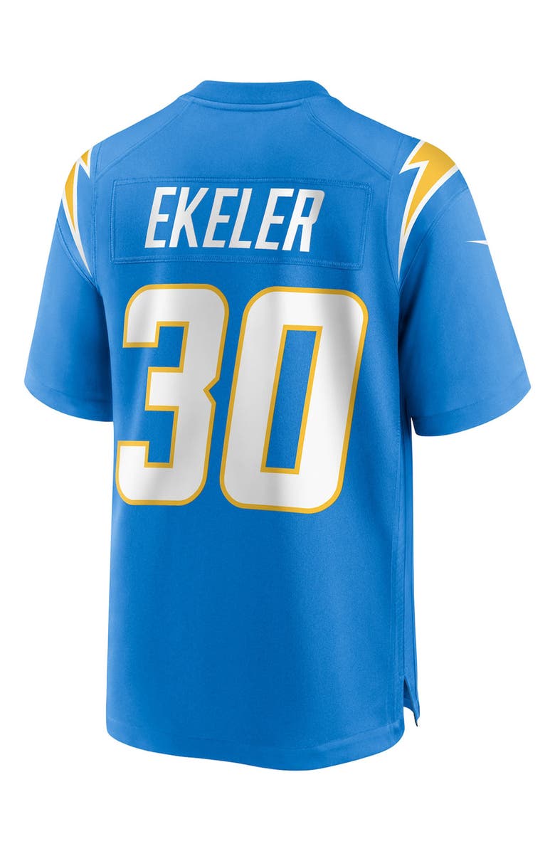 Nike Men's Nike Austin Ekeler Powder Blue Los Angeles Chargers Game Player Jersey, Alternate, color,