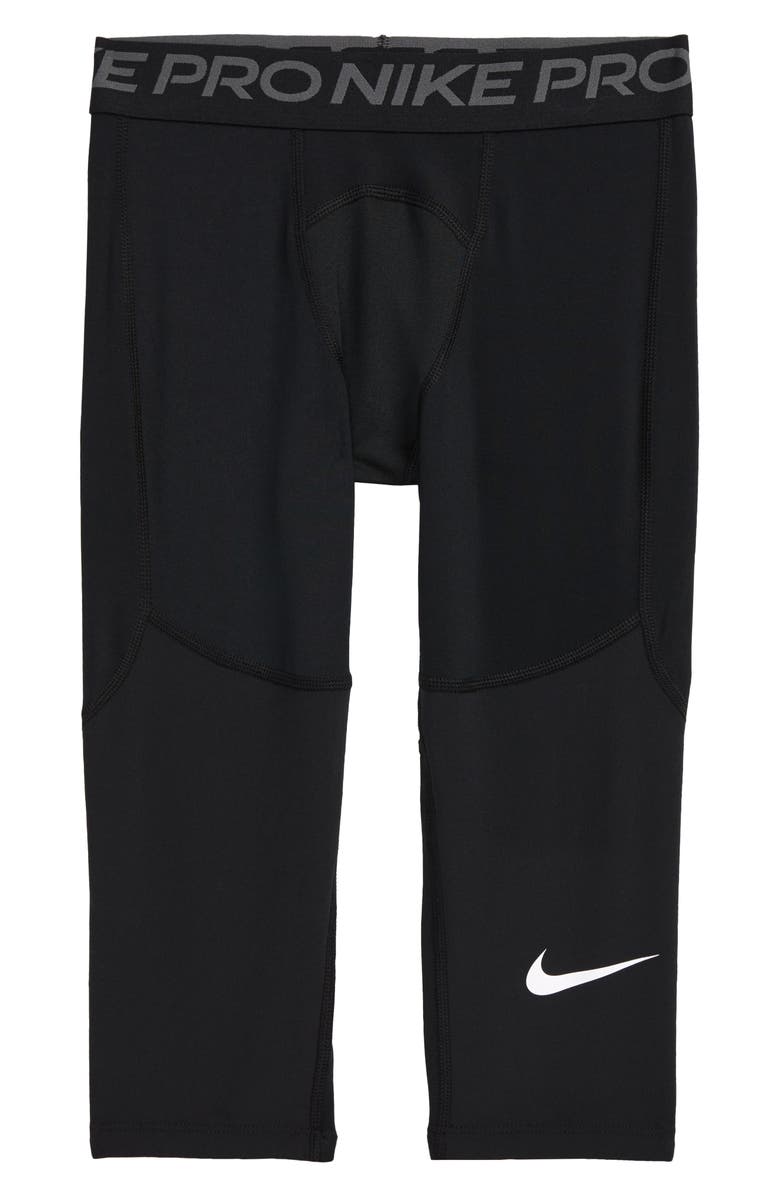 Nike Pro Kids' Three Quarter Tights, Main, color,
