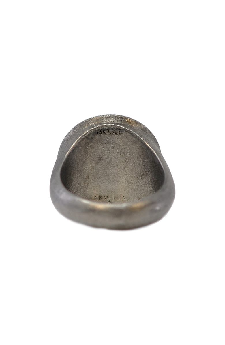 Armenta Crivelli & Chalcedony Signet Ring, Alternate, color, Silver