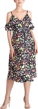 Kimi & Kai Esme Cold Shoulder Maternity Nursing Dress