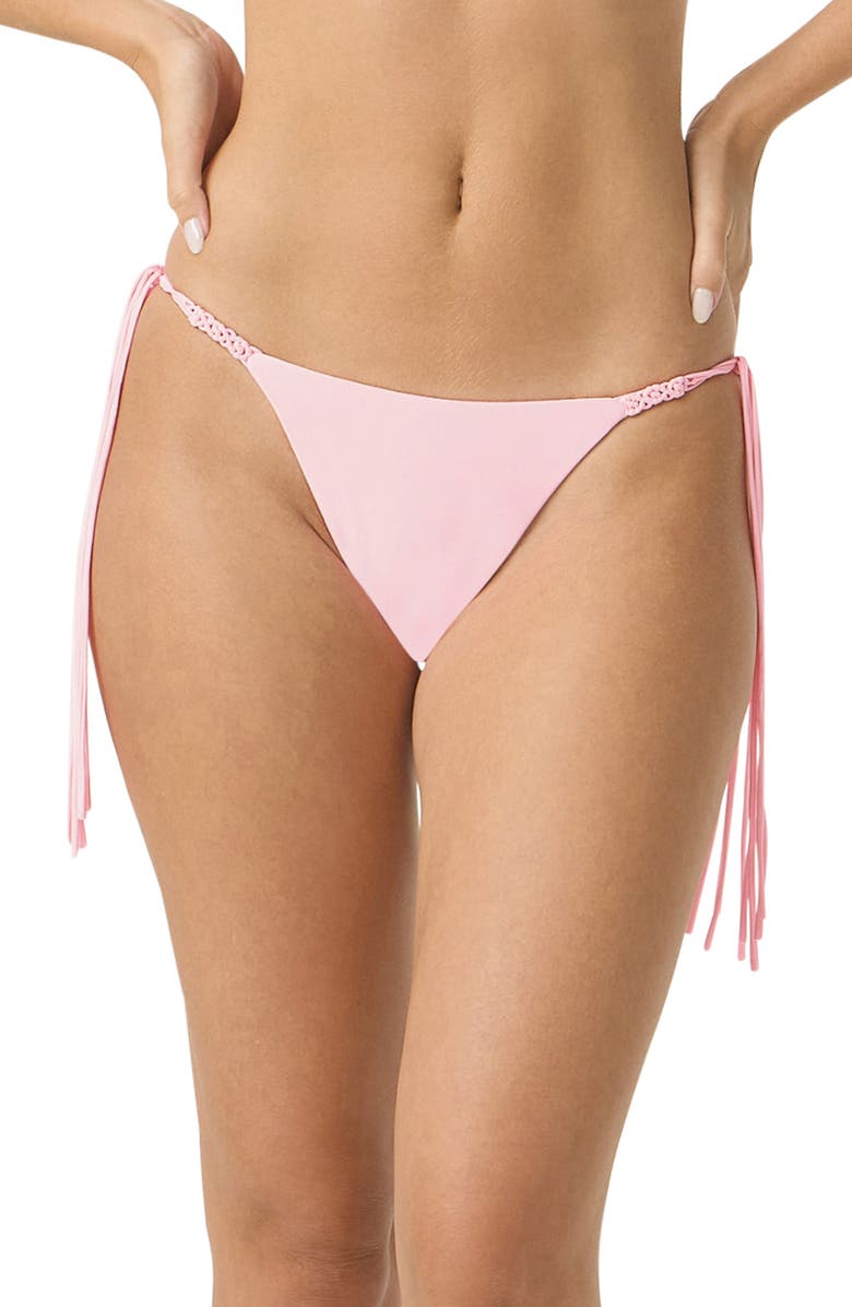 PQ SWIM Macramé Tie Side Bikini Bottoms, Main, color,