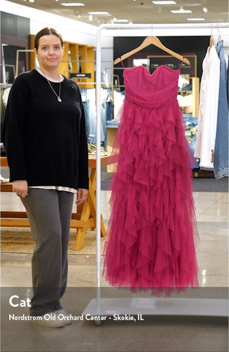 Strapless Tulle Dress, sales video thumbnail