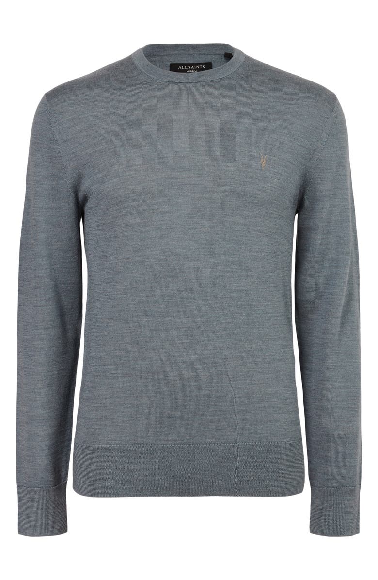 AllSaints Mode Merino Wool Crewneck Sweater, Alternate, color,
