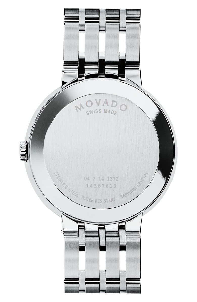 Movado Esperanza Diamond Bezel Bracelet Watch, 39mm, Alternate, color, 