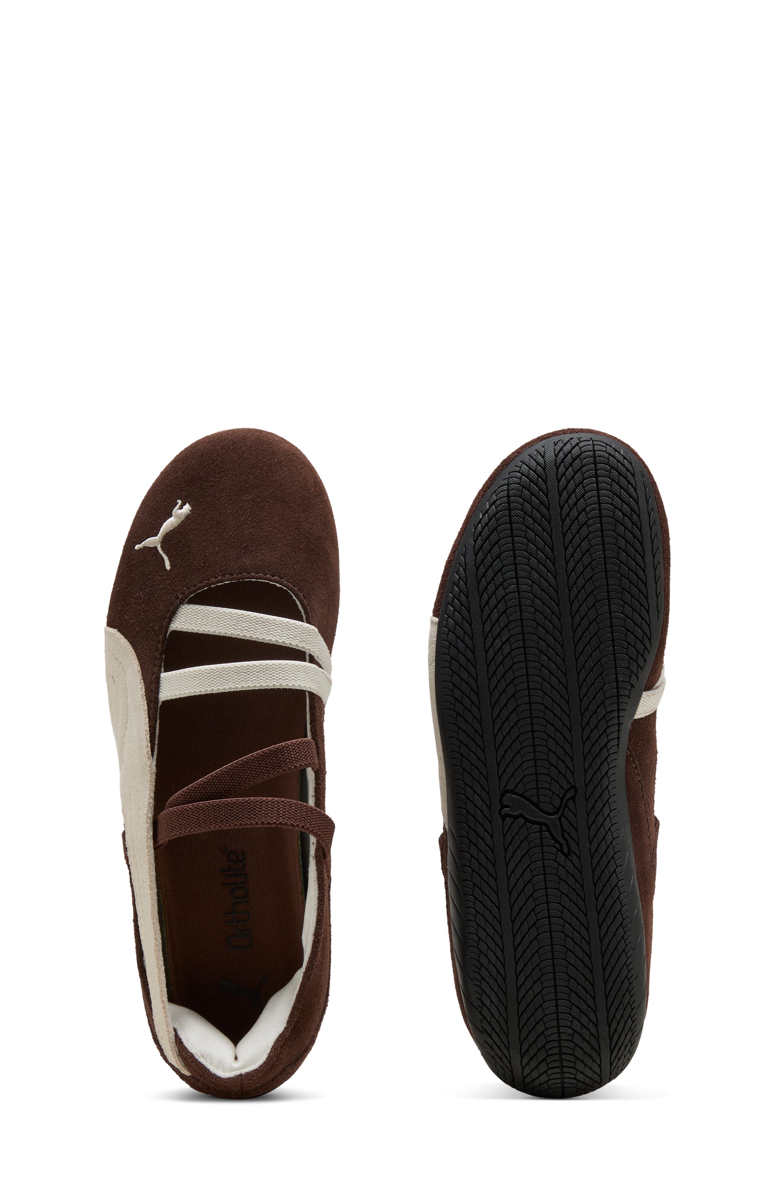 Kids' Speedcat Ballet Metallic Sneaker, Alternate, color, BROWN