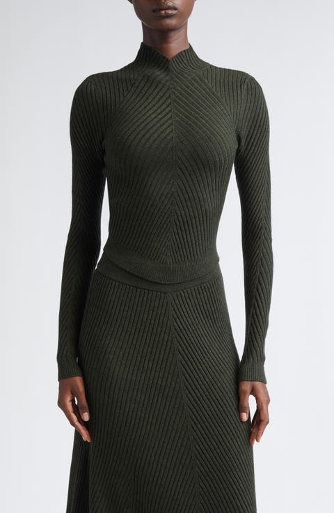 Merino Wool Rib Sweater