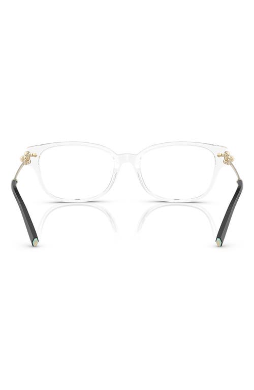 Tiffany & Co . 54mm Pillow Optical Glasses In Clear