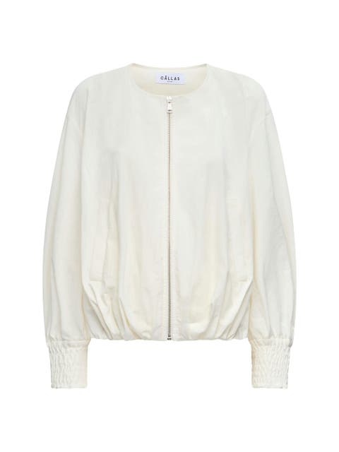 MARTA Bomber Jacket - Ivory