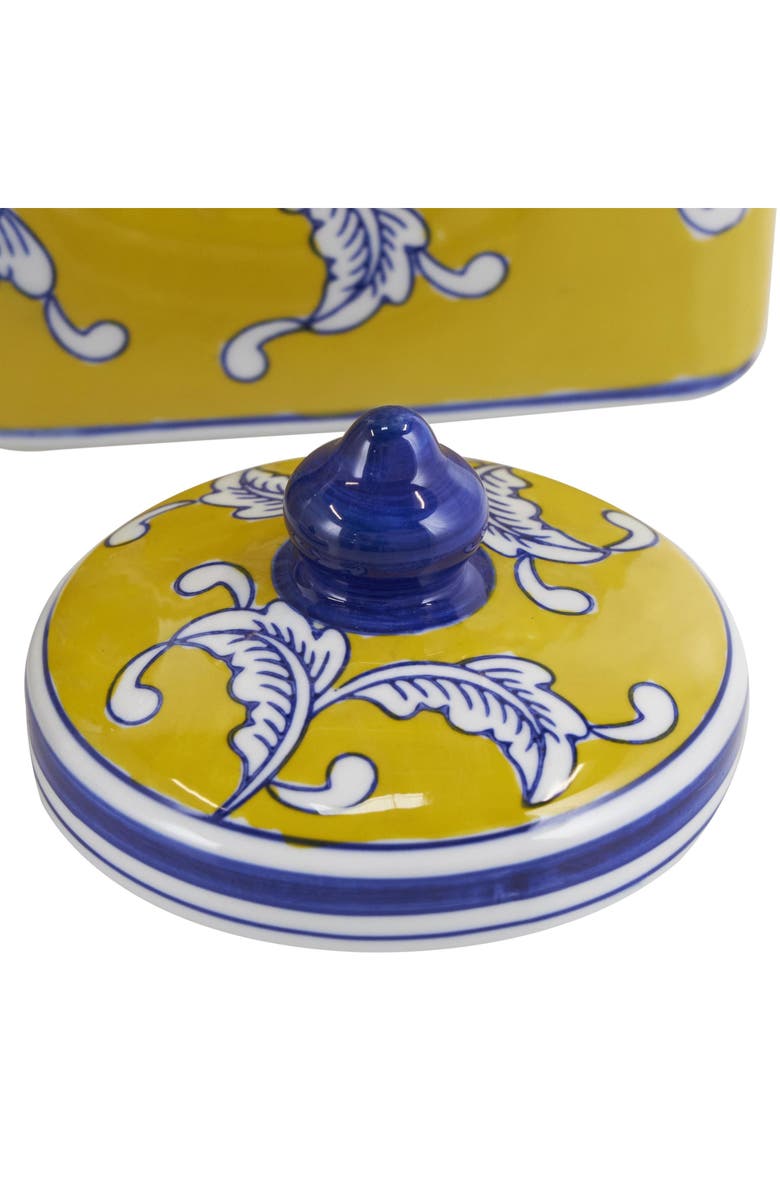 WILLOW ROW Eclectic Stoneware Set of 2 Containers, Alternate, color, 