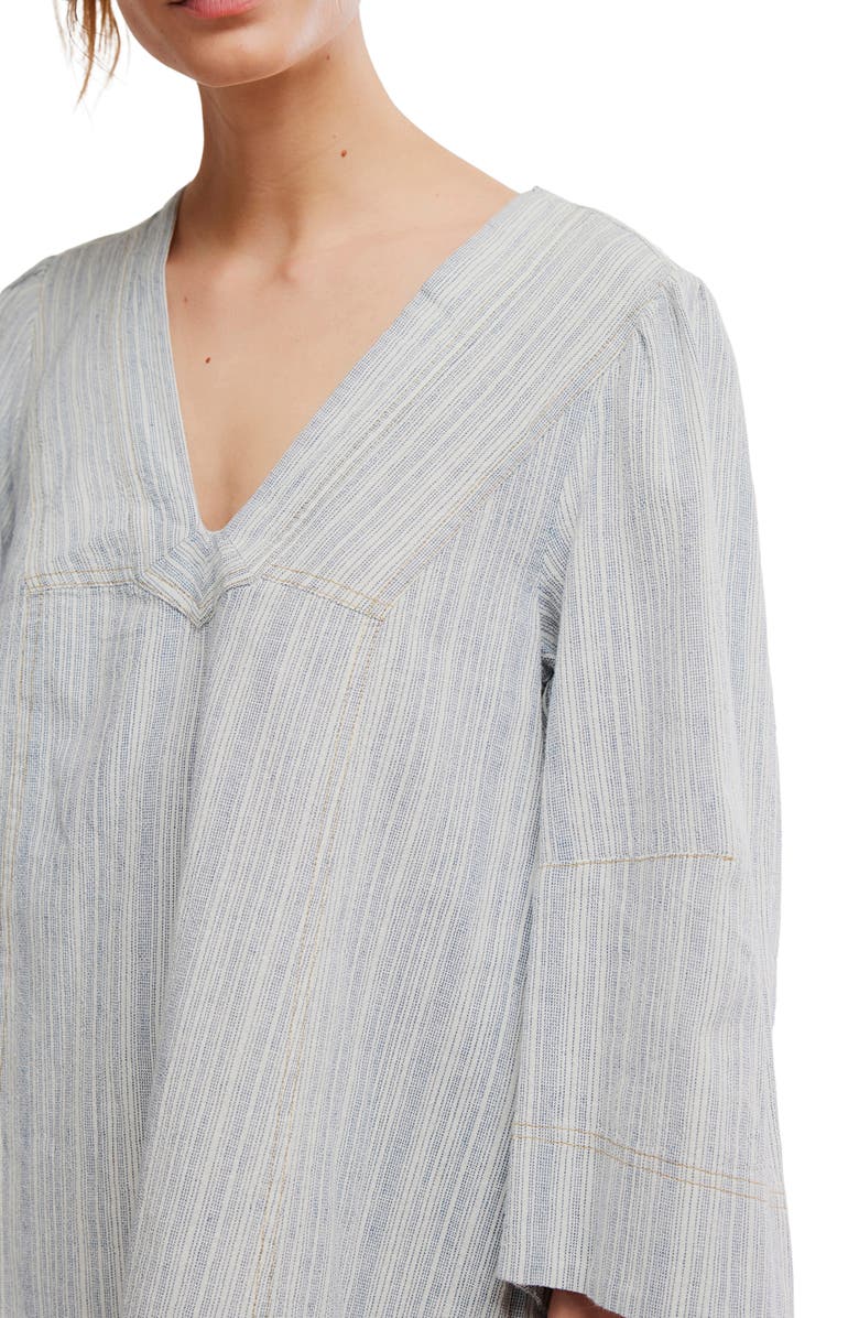 Free People Goldie V-Neck Minidress, Alternate, color,