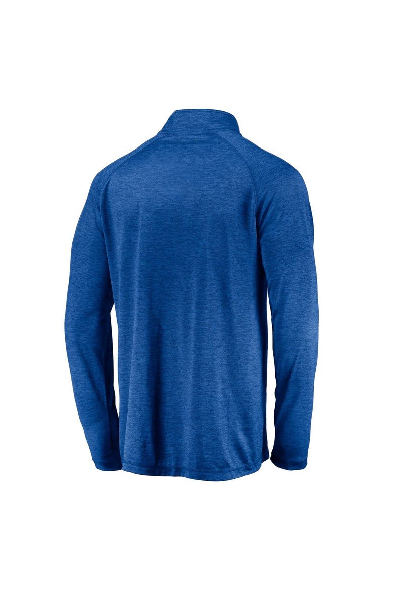 Men's Fanatics Branded Royal Kentucky Wildcats Striated Raglan Lightweight Quarter-Zip Top, Alternate, color, Royal