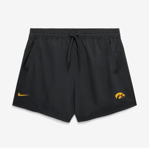 Men's Nike Black Iowa Hawkeyes Primary Logo Form Shorts