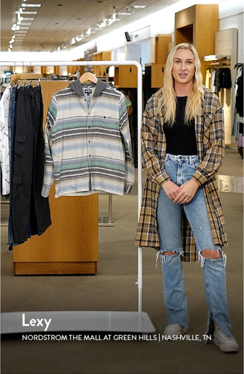Kids' Baja Hooded Flannel Shirt, sales video thumbnail
