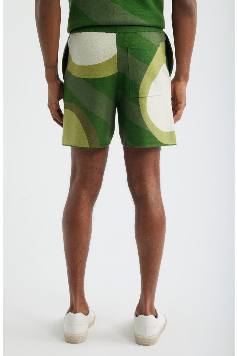 Golf Course Knit Shorts, Alternate, color, GREEN