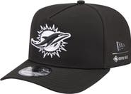 New Era Men's New Era  Black Miami Dolphins Gore-Tex A-Frame 9FIFTY Adjustable Hat