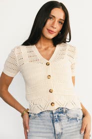 Baltic Børn Candela Crochet Cardigan