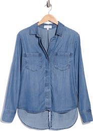 Bella Dahl Split Back Button Down Shirt