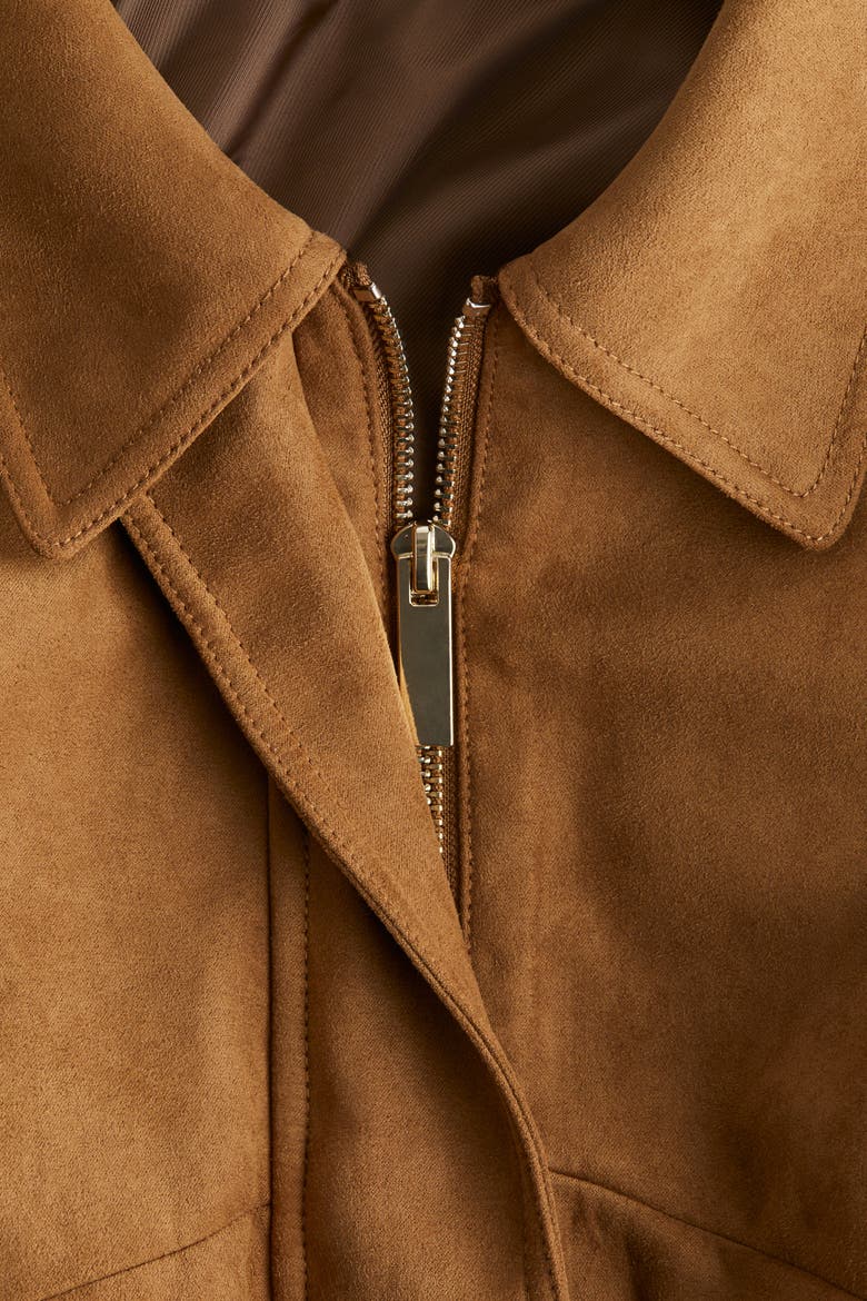 Napped Jacket, Alternate, color, Dark beige