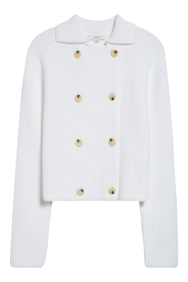 Double Breasted Sweater Jacket, Alternate, color, OPTIC WHITE