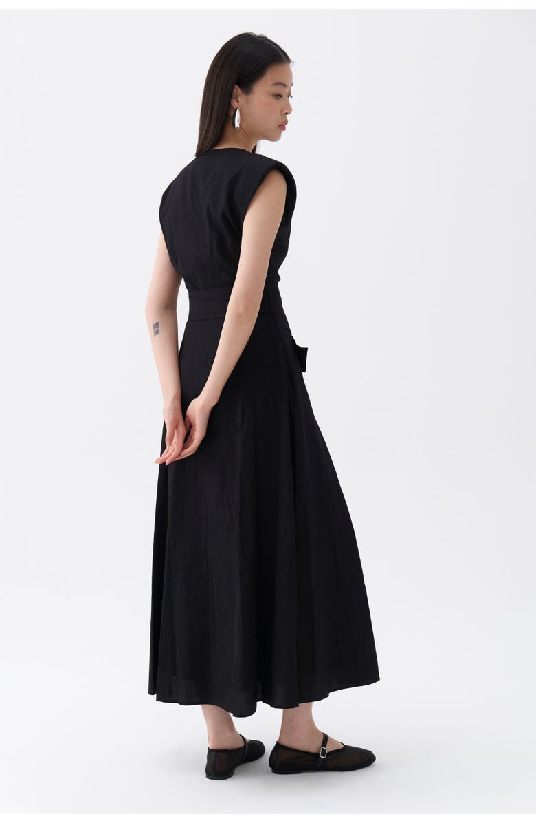 Nocturne Stone Embroidered Dress, Alternate, color, 