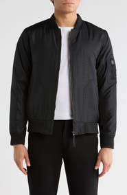 CARBON + CRAFT Padded Printed Bomber Jacket