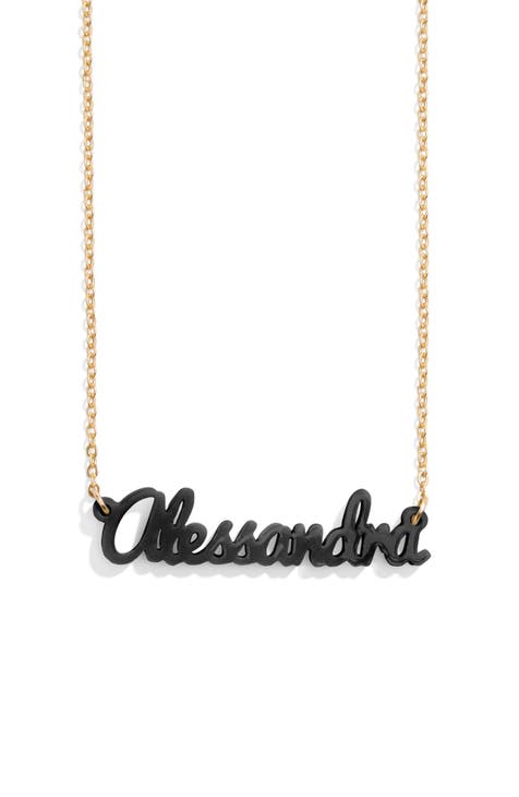Nordstrom name necklace discount