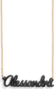 BaubleBar Personalized Pendant Necklace
