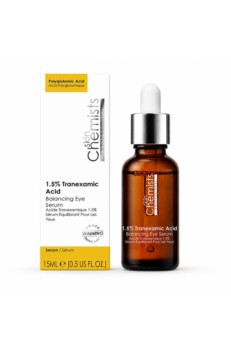 SC 1.5% Transexamic Acid Balancing Eye Serum 15ml for Anti-Aging, Brightening, Alternate, color, White